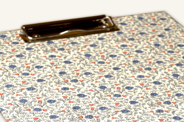 Clipboard "Sissi" with a romantic flower motif, roses